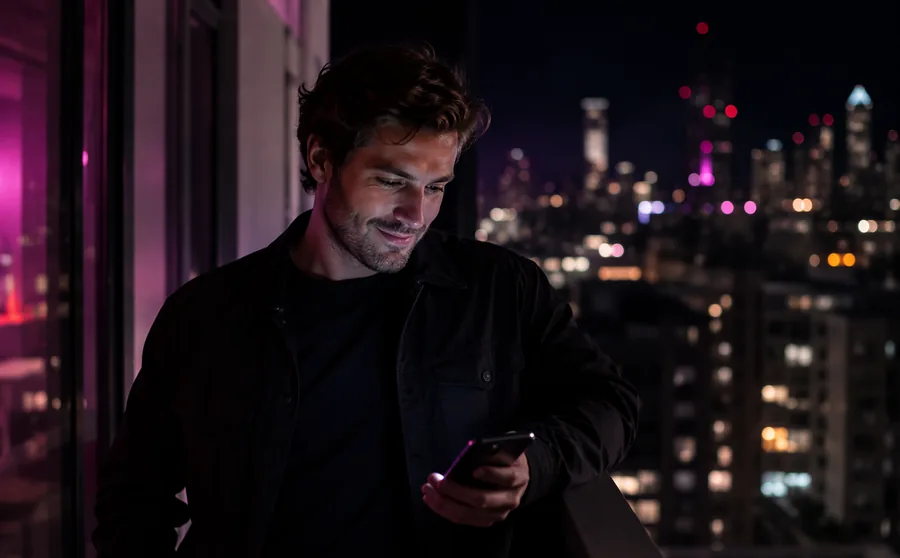 AI boyfriend chat experience on Candy AI